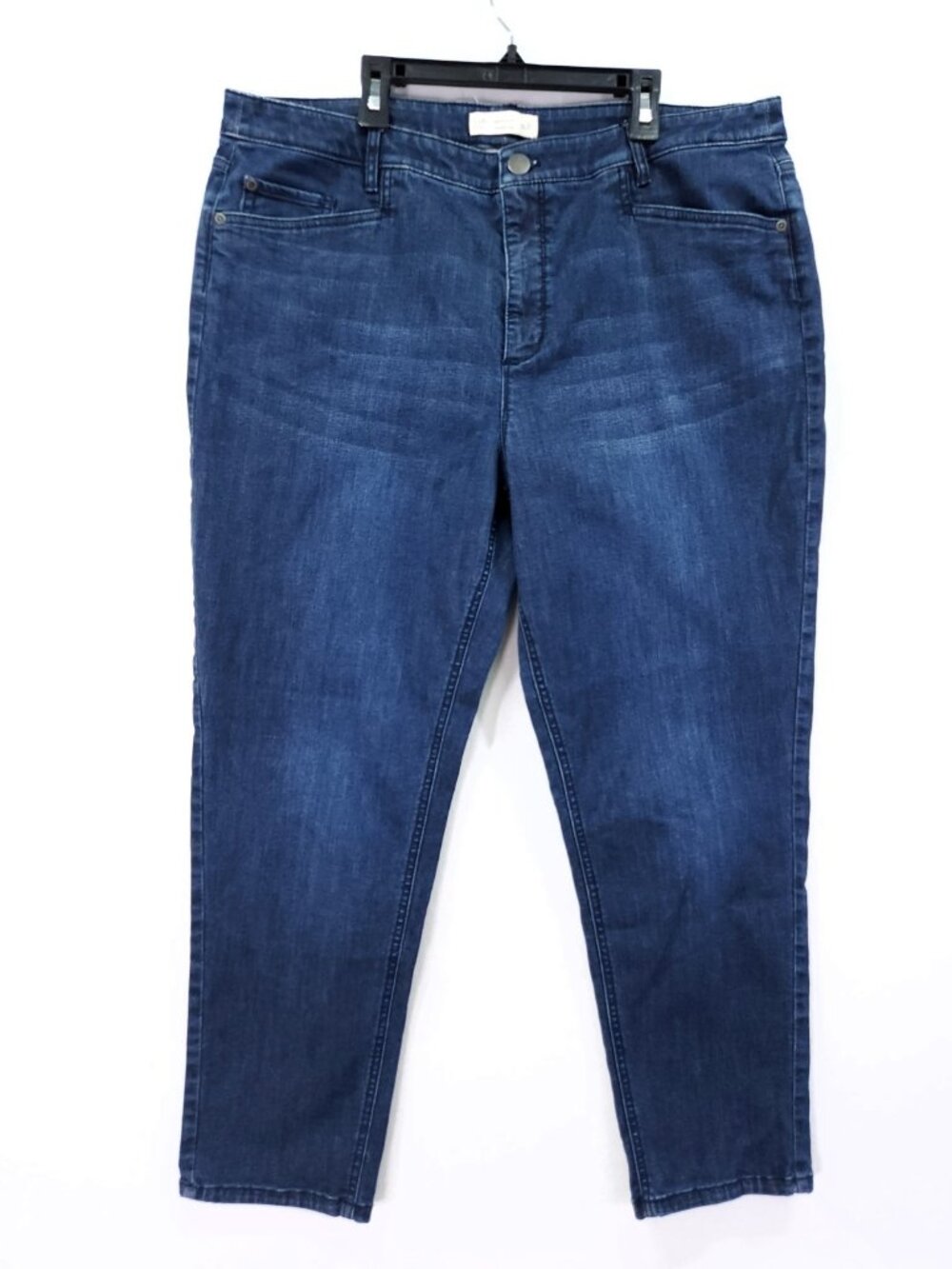 J. Jill Women's Smooth Fit Straight Leg Blue Jeans Size 18 (Fit 37x27)